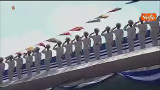 Kim Jong-Un al varo di un nuovo sottomarino in Corea del Nord