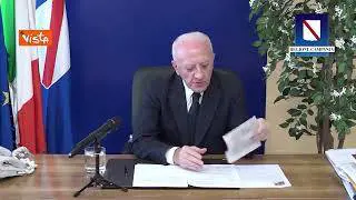 Blitz Caivano, De Luca: Servono interventi strutturali permanenti