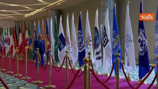 G20 India, l'arrivo di Giorgia Meloni accolta da Modi