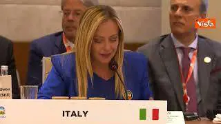 Meloni al G20 in India: Ridurre divario infrastrutturale nei Paesi a basso e medio reddito
