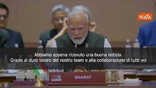 G20, Modi: "Adottata dichiarazione finale del vertice". L'applauso dei leader