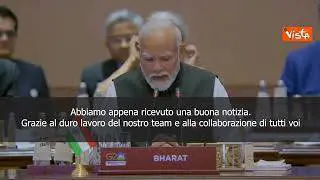 G20, Modi: "Adottata dichiarazione finale del vertice". L'applauso dei leader