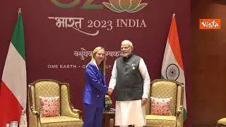 G20 in India, l'incontro tra Meloni e Modi