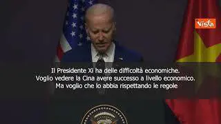 Biden: Cina in difficoltà economiche, ma deve avere successo rispettando le regole