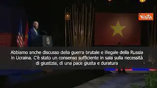 G20, Biden: Sufficiente consenso su necessità di giustizia e pace in Ucraina