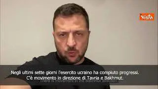 Zelensky: Esercito ha compiuto progressi nell'ultima settimana