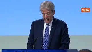Gentiloni: Previsioni crescita nell'Ue riviste al ribasso per quest'anno e il prossimo