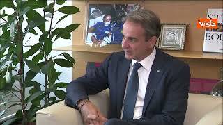 Metsola incontra il Primo Ministro Greco Mitsotakis
