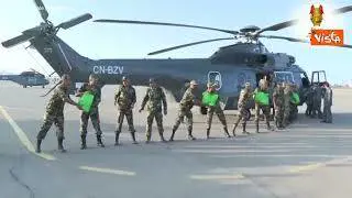 Terremoto Marocco, l'intervento della Guardia Reale del Paese per consegnare gli aiuti