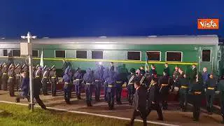 Kim Jong-un arriva in Russia, ecco le immagini