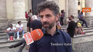 I funerali di Julianos Kattinis presso la Chiesa degli Artisti a Roma