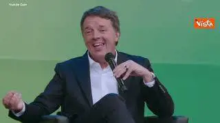 Renzi imita Berlusconi al Festival di Open a Parma