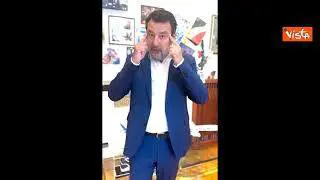 Salvini parla francese grazie all'intelligenza artificiale e invita tutti a Pontida
