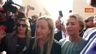Migranti, Meloni e von der Leyen visitano l'isola di Lampedusa