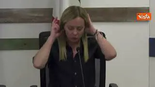 Meloni: "Ottimista che Consiglio europeo sia su posizioni Italia"