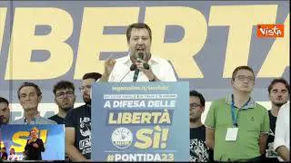 Salvini: "Siamo determinati a vincere in Europa"
