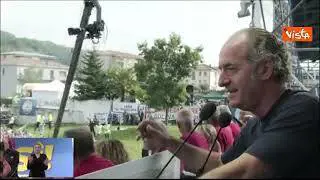 Zaia a Pontida con bandierone San Marco: "Leone è sempre più incazzato"