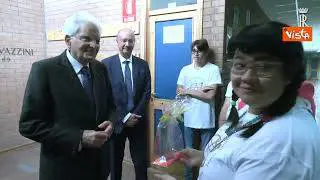 Mattarella e Valditara all'Istituto Saffi-Alberti di Forlì per l'inaugurazione dell'anno scolastico