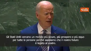 Biden: Nessuno può affrontare da solo le sfide di oggi