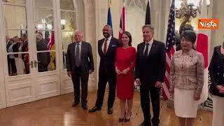 Tajani incontra i suoi omologhi dei Paesi del G7, le immagini