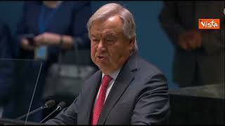Guterres all'Assemblea generale dell'Onu: "Il mondo è cambiato, le istituzioni globali no"
