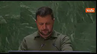 Applauso per Zelensky all'Onu prima dell'intervento all'Assemblea generale