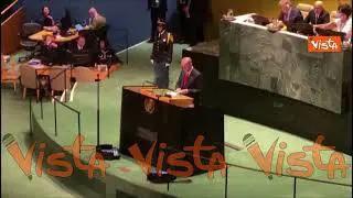 L'arrivo di Erdogan all'assemblea dell'Onu