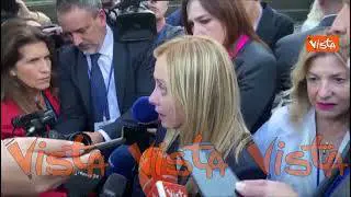 Meloni: "Non permetterò che Italia diventi il campo profughi d'Europa"