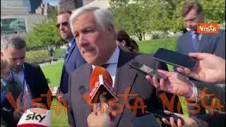 Tajani: "Assolutamente giusto parlare di Ucraina, ma tema delle migrazioni da non sottovalutare"