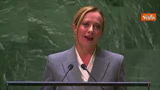 Meloni all'Onu: “Epoca complessa, servono scelte giuste, non facili”