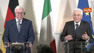Mattarella: "Esigenza comune con Germania di affrontare temi clima, energia e migrazioni"