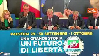 Tajani lancia B day a Paestum: "Giancarlo Giannini legger discorso Cav a congresso Usa del 2006"