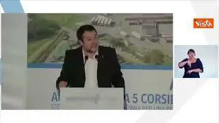 Salvini ai lavoratori di Autostrade: "Grazie a voi gilet gialli"