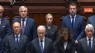 Funerali Napolitano, il minuto di silenzio in Aula a Montecitorio