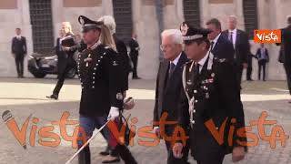 Il Presidente Mattatella a Montecitorio per i funerali di Stato di Giorgio Napolitano
