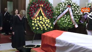 Mattarella ai funerali di Stato di Giorgio Napolitano
