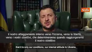 Zelensky: Nostro obiettivo è vittoria dell'Ucraina