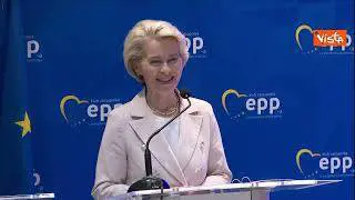 Von der Leyen: "Su migranti serve accordo tra Stati, li esorto con forza a trovare un'intesa oggi"