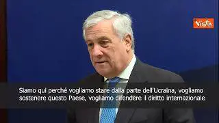 Tajani a Kiev: Sosteniamo l'Ucraina e difendiamo diritto internazionale