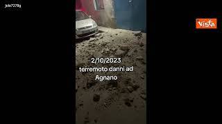 Terremoto a Napoli, cadono calcinacci ad Agnano