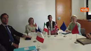 Migranti, anche Macron e von der Leyen a incontro con Meloni e Sunak a Granada