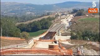 Il sopralluogo del Sottosegretario ai Trasporti Ferrante e Anas alla SS212 Val Fortore
