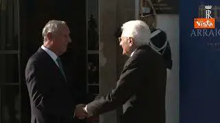 L'arrivo del Presidente Mattarella a Porto per la 18° Riunione informale del Gruppo Arraiolos