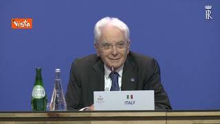 Mattarella: "Ucraina al primo posto nell'agenda europea"