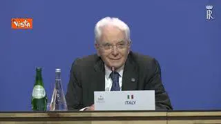 Mattarella: "Ucraina al primo posto nell'agenda europea"