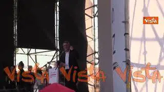 Manifestazione Costituzione, Landini: "Basta salvatori della Patria: serve contributo di tutti"