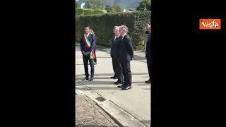 Vajont, il presidente Mattarella e Luca Zaia visitano il cimitero monumentale