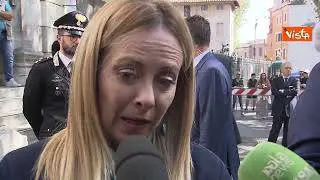 Meloni alla Sinagoga di Roma: Difenderemo cittadini da ogni forma di antisemitismo