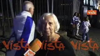 Fiaccolata per Israele all'Arco di Tito, ecco le voci dei manifestanti
