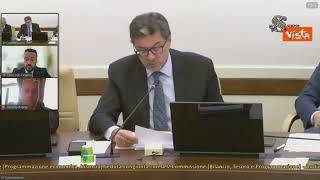 Giorgetti: Incertezza che caratterizzava contesto Def non si è diradata